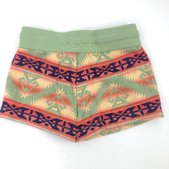 NWOT FP Henry Mills Matcha Aztec Fleece Shorts - Picture 2 of 7